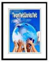 TeamNetWorks.Net Upholding the American Dream Framed Poster Print