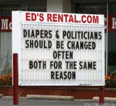 Politicians And Dirty Diapers