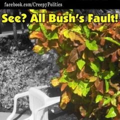 See! I told YOU - It is all Bush&#039;s fault!