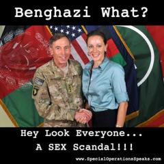 Benghazi WHAT? Hey, Look Every one, A SEX SCANDAL!!!