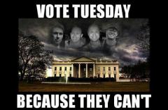 Vote Tuesday - Because They Can&#039;t #Benghazi