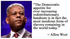 Allen West Quote about the Democrat Plantation
