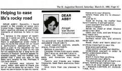1st Time To Achieve Your Dreams Remember Your ABCs in Dear Abby