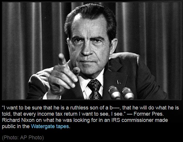 Did Obama Follow the Advice Given By Nixon About What Kind of IRS Commissioner to Appoint?