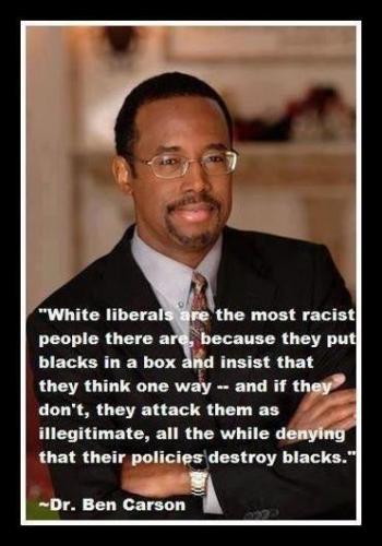 Dr Ben Carson on White Liberal Racists
