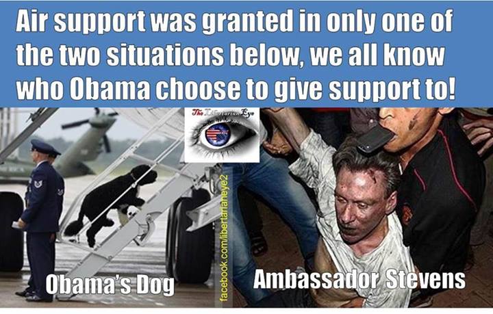 Obamas Dog Got Air Support But the Dead in Benghazi Waited for Hours and None Came