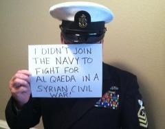 Decorated Officer - I didnt join the Navy to fight for Al Qeada in a Syrian Civil War