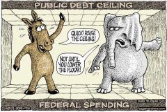 Federal Debt Ceiling VS The Floor of Federal Spending