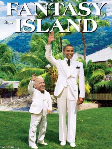 Obama and Biden On Fantasy Island  De Plane De Plane