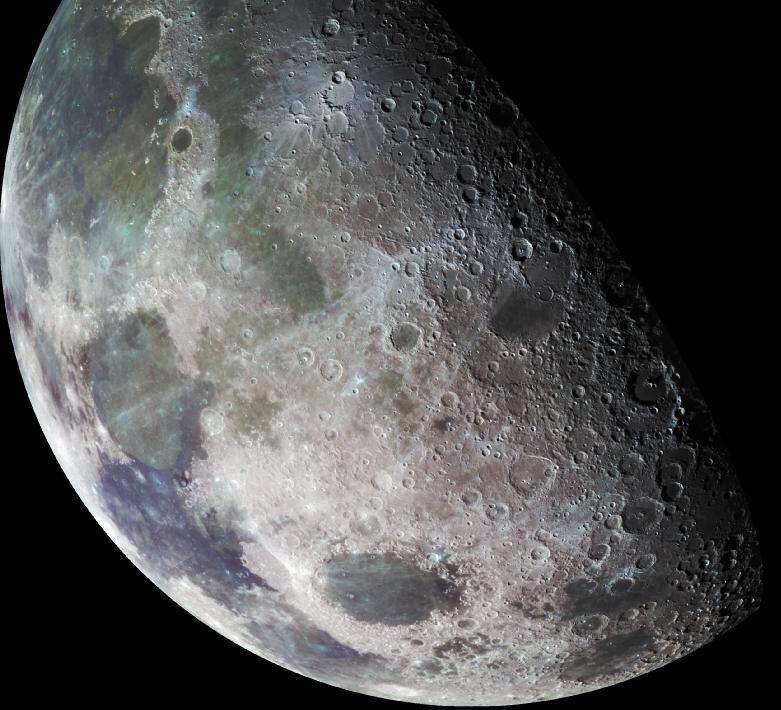 Our Moon is Colorful