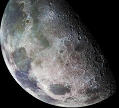 Our Moon is Colorful