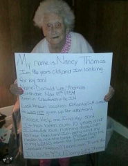 Can You Help Nancy Thomas Find Her Son Donald Lee Thomas