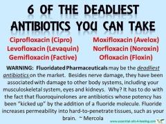 6 of the most deadly antibiotics you can take