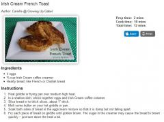 Irish Cream French Toast