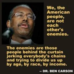 Ben Carson We the American People are not each others enemies