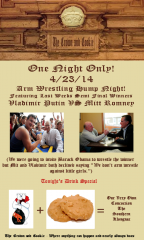 One Night Only Arm Wrestling Hump Night - Vladimir Putin VS Mitt Romney at the Crown and Cookie