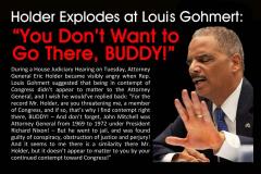 Eric Holder Explodes at Louis Gohmert - What Gohmert should have said