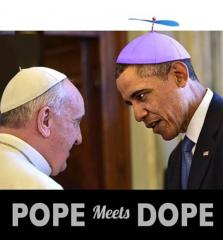 Pope meets Dope
