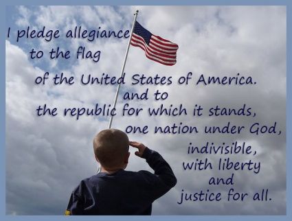 pledge allegiance