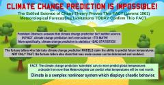Climate Change Prediction is Impossible