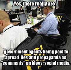 Government Agent propaganda trolls