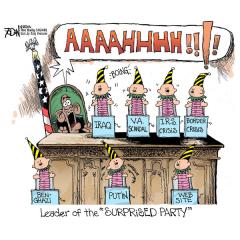 Obama - Leader of the Surprise Party!