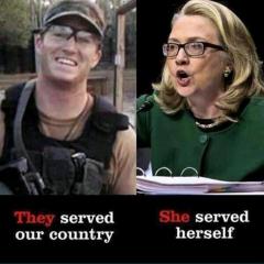Benghazi They served our country Hillary served herself