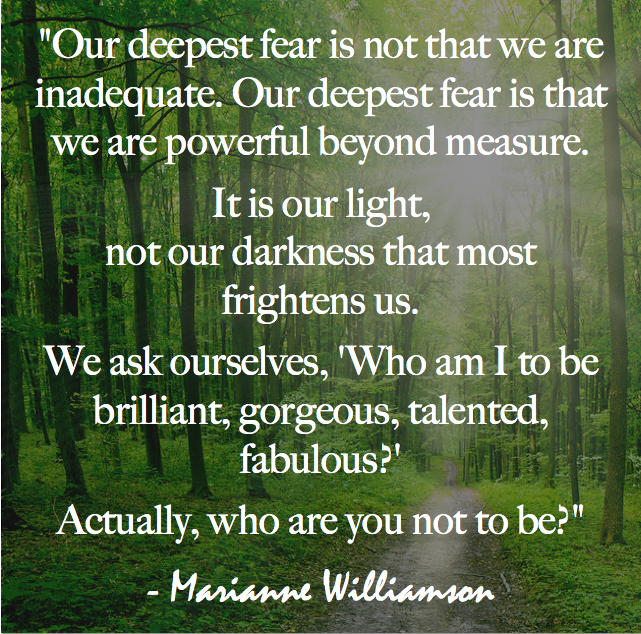 our deepest fear