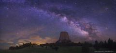 MilkyWay over Devils Tower WY