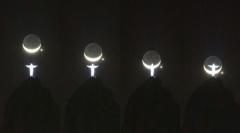 Statue of Jesus Brazil Moon Phase Illusion