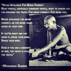 Mohandas Gandhi Quotes About Truth