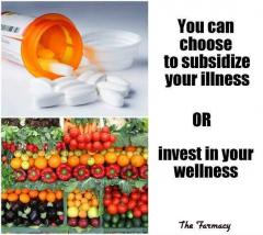 subsidize your illness or invest in your wellness