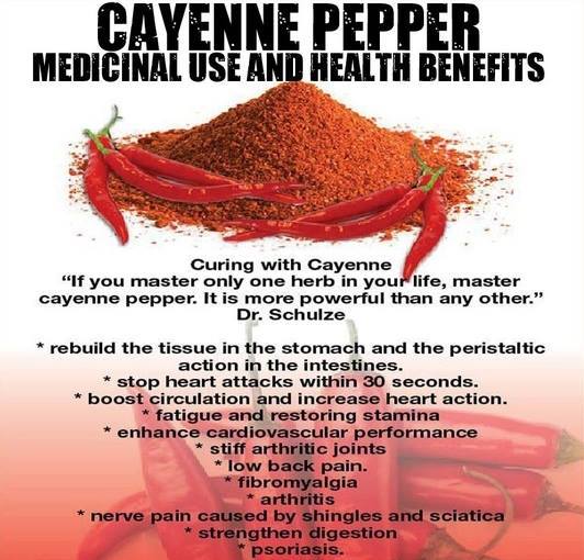 Cayenne Pepper Medicinal Use and Health Benifits