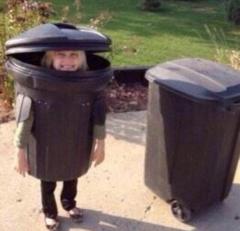trash can costume