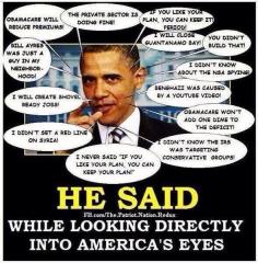 Obama Lies looking right in your eyes