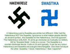 The Hakenkreuz vs the Swastika Hitler used the Hakenkreuz