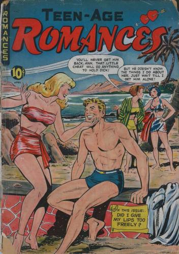 Did I Give My Lips Too Freely Teenage Romance Comic Book 1950s