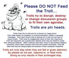 Please Do Not Feed the Trolls
