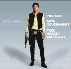 Han Solo Pro-Gun Anti-Government Free Market Capitalist