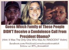 Which family of these people did not receive a condolence call from obama