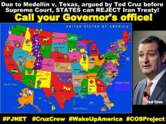 Due to Medellin V Texas Ted Cruz Argument States Can Reject Iran Treaty