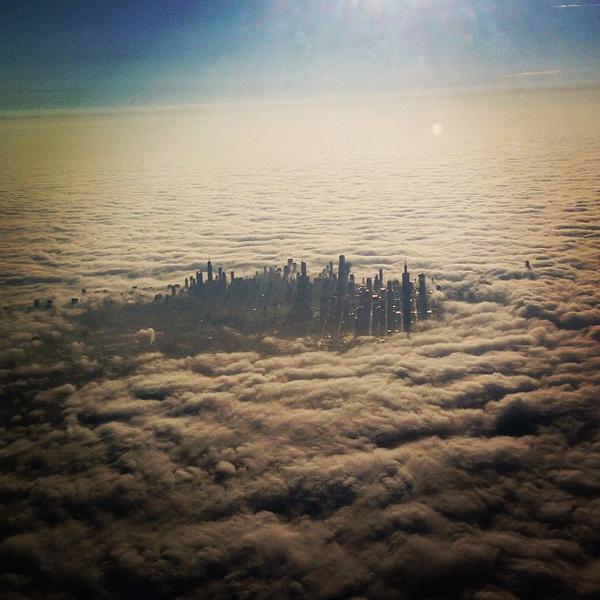 Chicago from 300000 feet