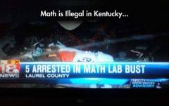 math is illegal in kentucky