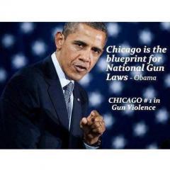 Chicago is the blueprint for national gun laws obama quote chicgao number 1 in gun violence
