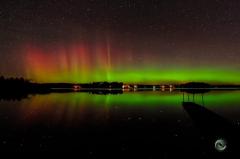 Northern lights Eagle River Wisconsin