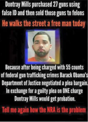 Dontray Mills walks free after begin chared with 55 counts of federal gun trafficing crimes