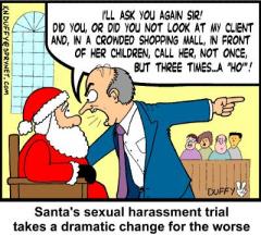 Santas Sexual Harassment Trial takes a dramatic change for the worse