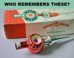 Who remembers these shiny Christmas ornaments