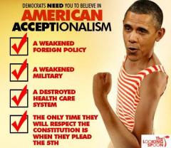 Democrats want you to believe in American ACCEPTualism