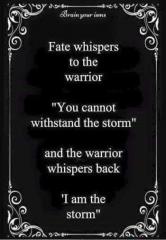 Be the storm